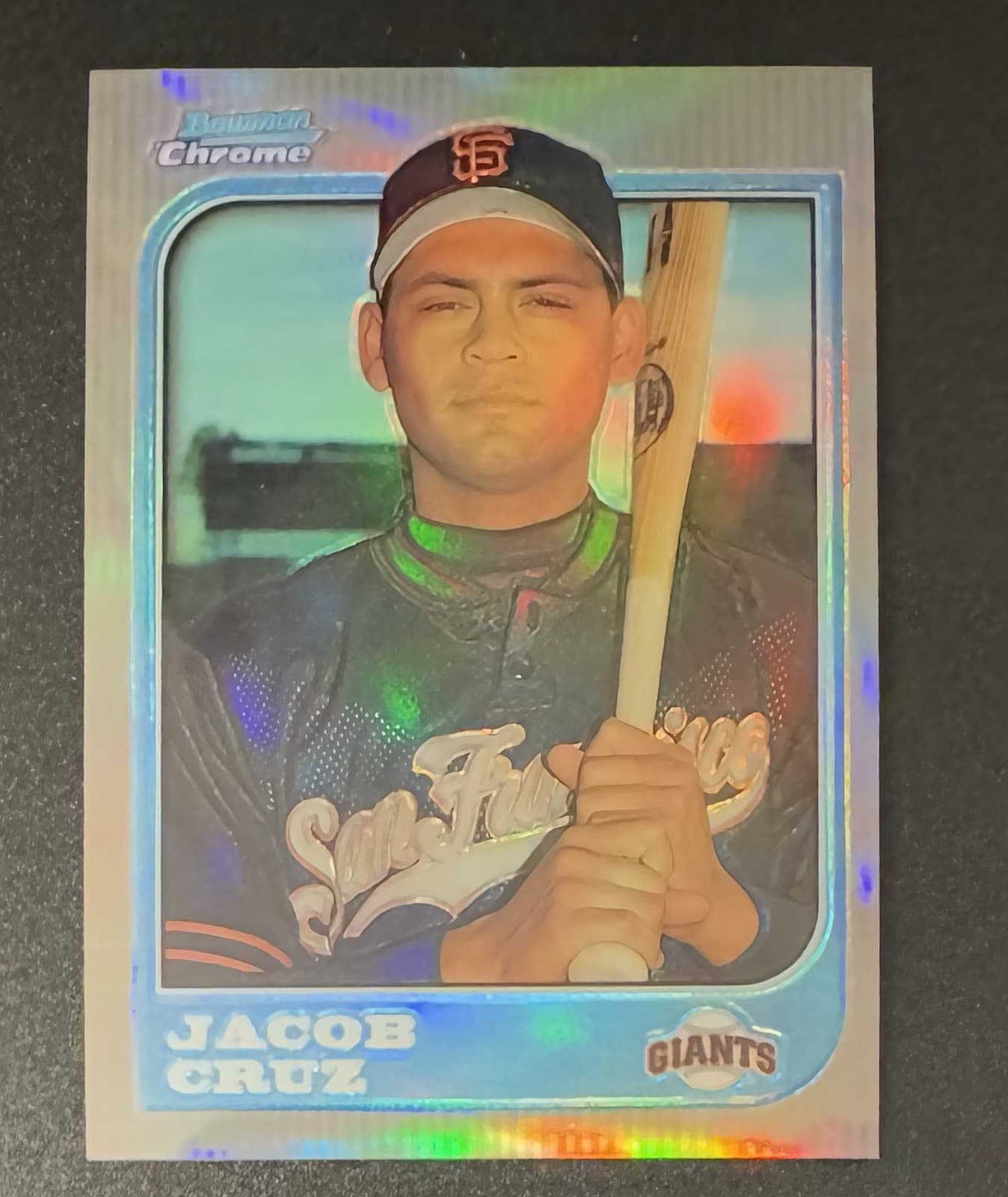Jacob Cruz 1997 Bowman Chrome 1997 Bowman Chrome refractor