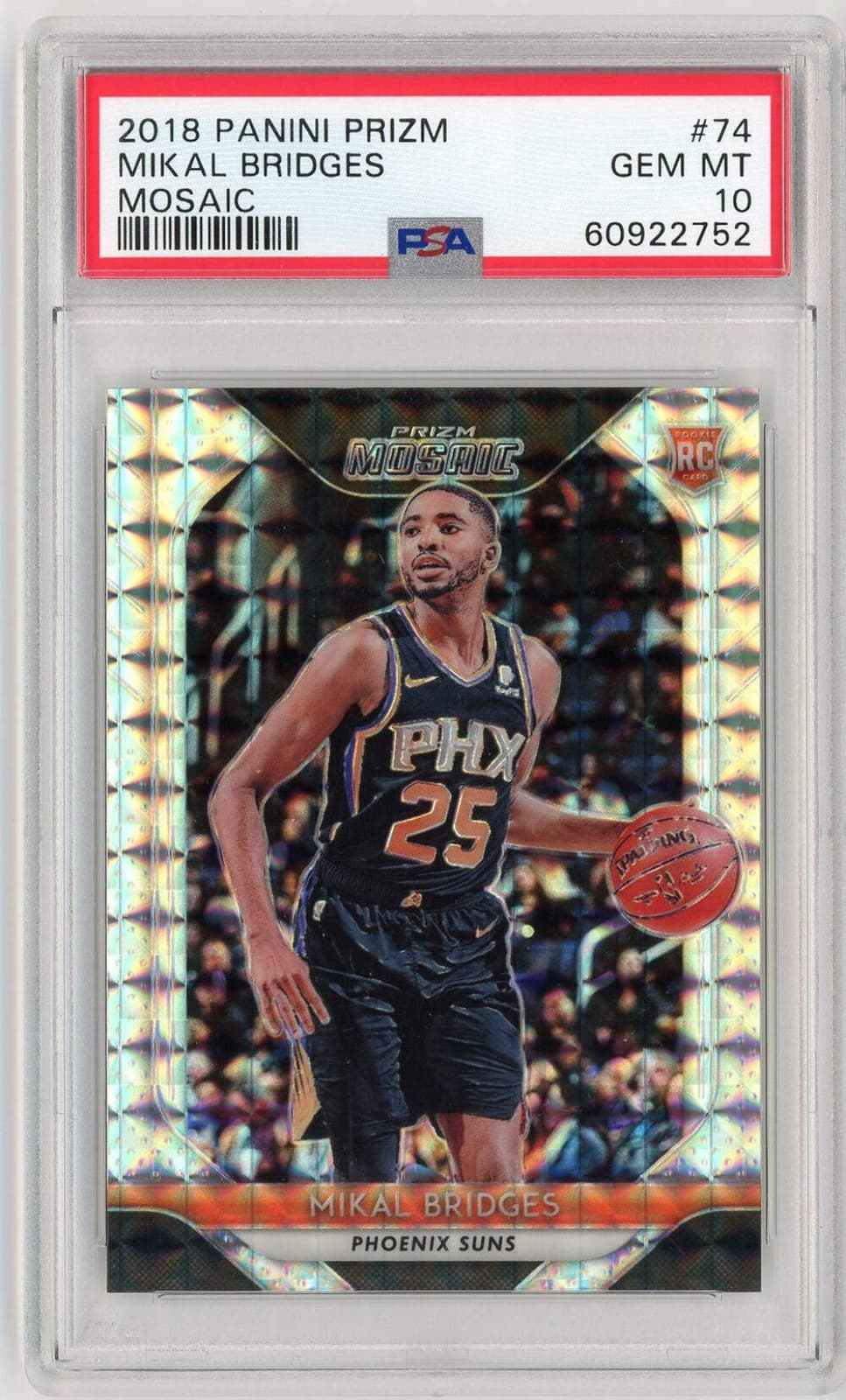 Mikal Bridges Mosaic 2018 Panini Prizm 2018 Panini Prizm