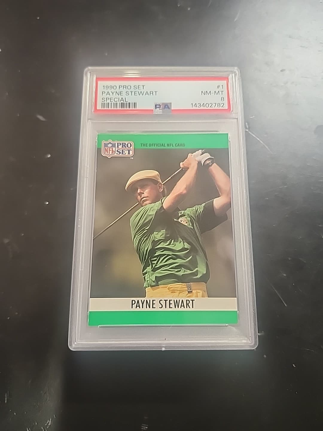 Payne Stewart trading card
