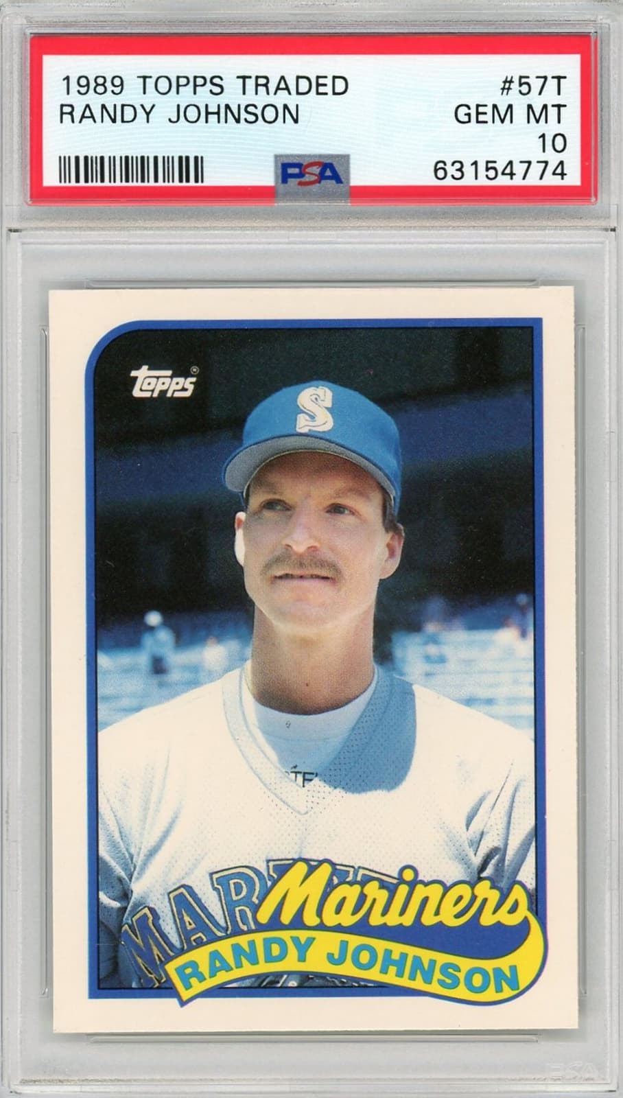Traded Randy Johnson 1989 Topps 1989 Topps