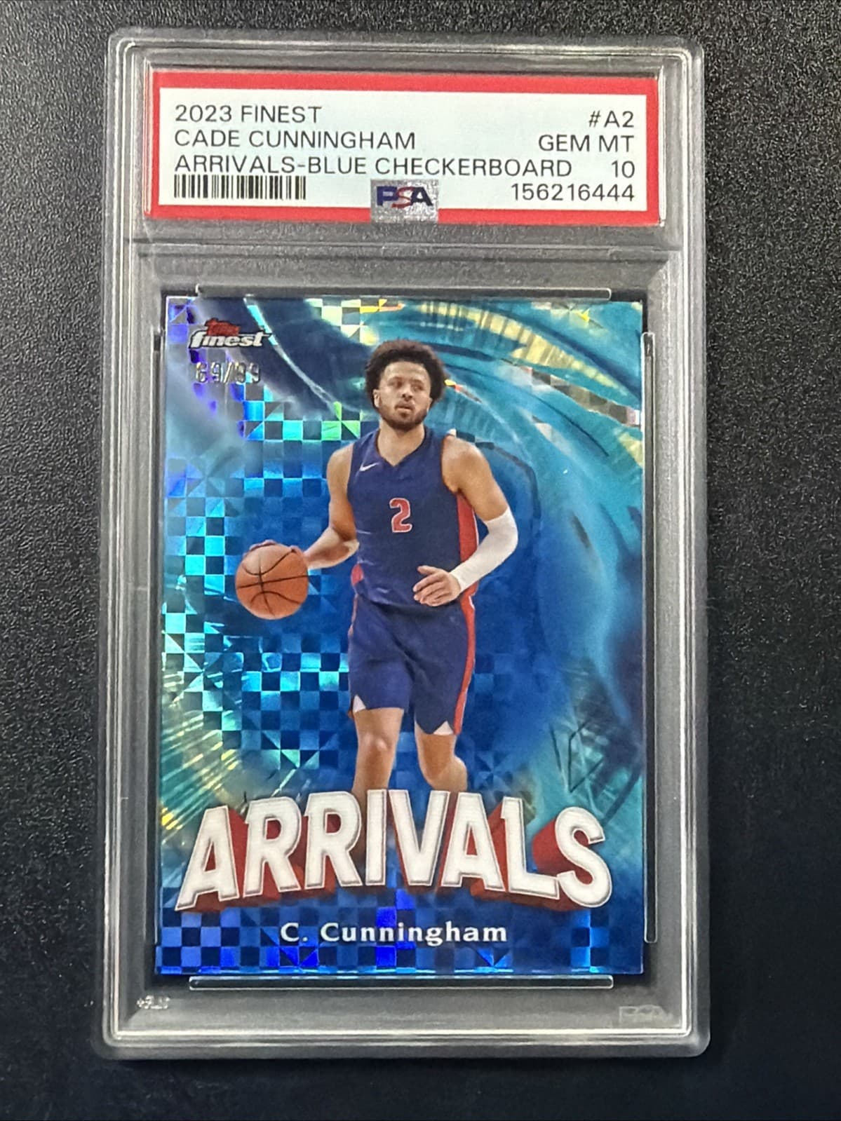 Cade Cunningham Blue 2023 Topps Finest 2023 Topps Finest
