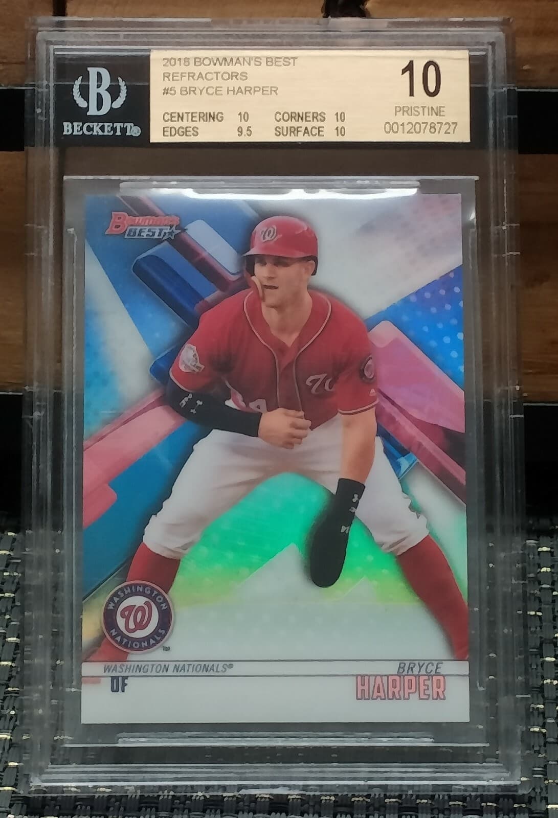 Bryce Harper 2018 bowman Bowman's Best