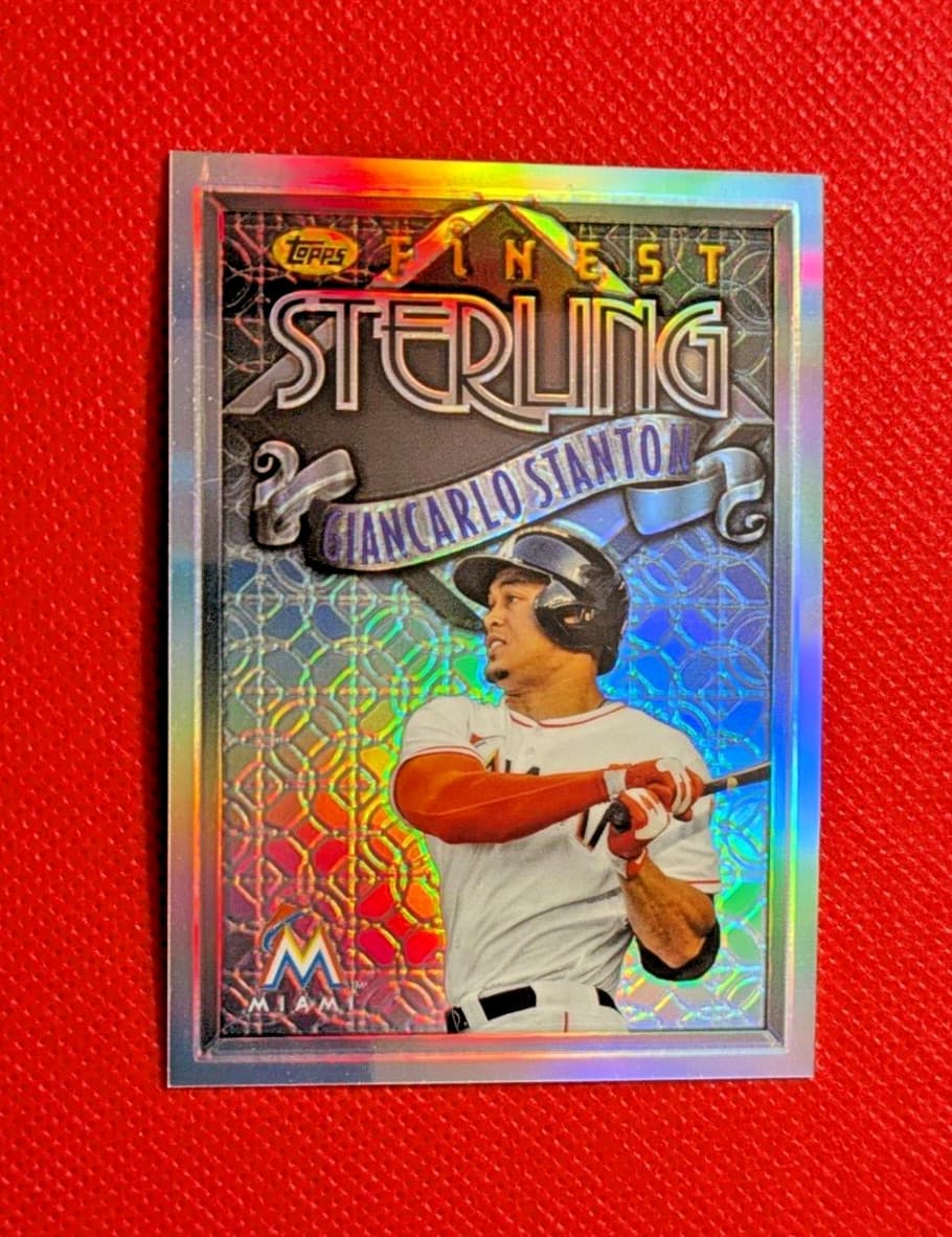 GIANCARLO STANTON -GS Sterling 2014 Topps Finest 2014 Topps Finest