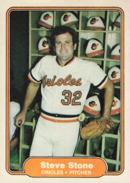 Steve Stone 1982 Fleer 1982 Fleer
