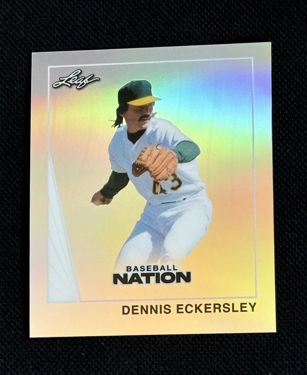 Dennis Eckersley 1990 Leaf 1990 Leaf silver