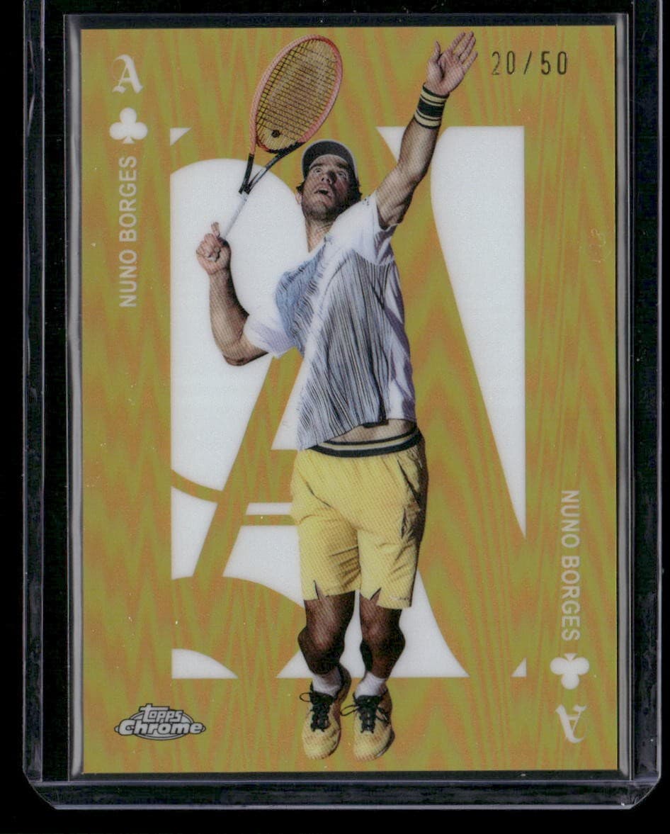 Nuno Borges Aces 2025 Topps Chrome 2025 Topps Chrome gold-refractor