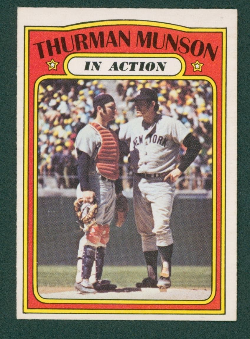 Thurmon Munson In 1972 O-Pee-Chee 1972 O-Pee-Chee