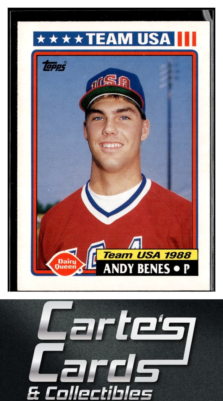 Andy Benes Dairy 1992 Topps 1992 Topps