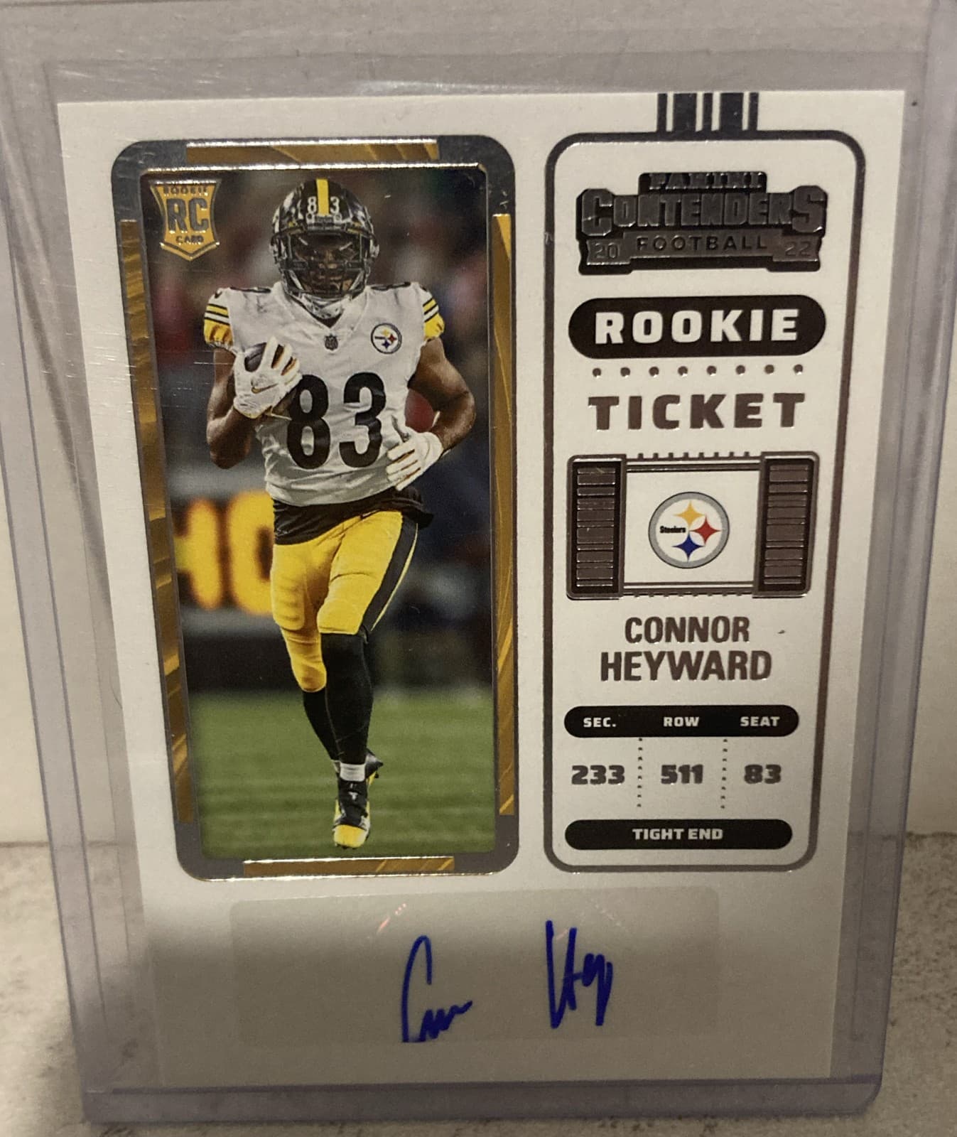 Ticket Connor Heyward 2022 Panini Contenders 2022 Panini Contenders
