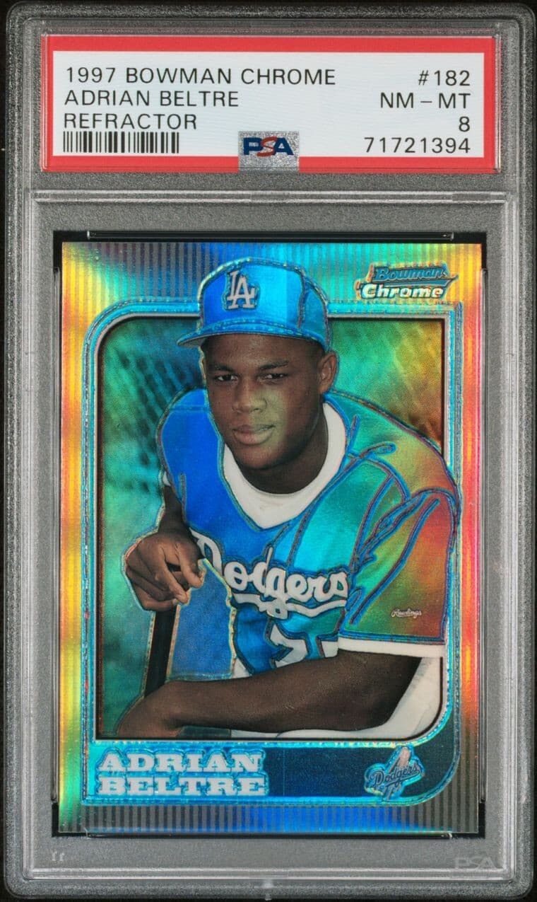 ADRIAN BELTRE NM-MT HOF Rare 1997 Bowman Chrome 1997 Bowman Chrome