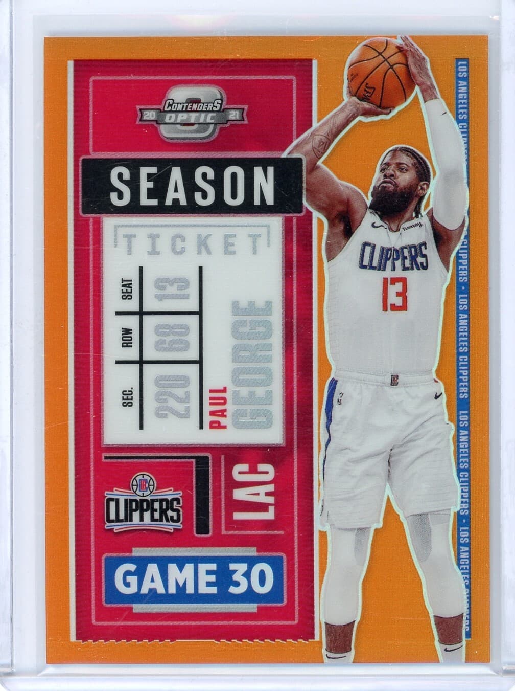 Optic Paul George 2020 Panini Contenders
