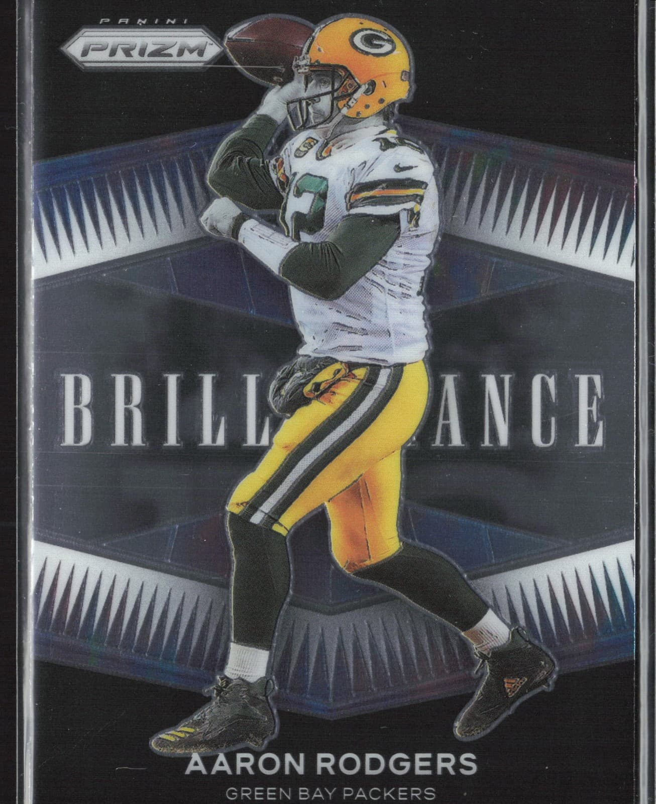 Aaron Rodgers Brilliance 2021 Panini Prizm