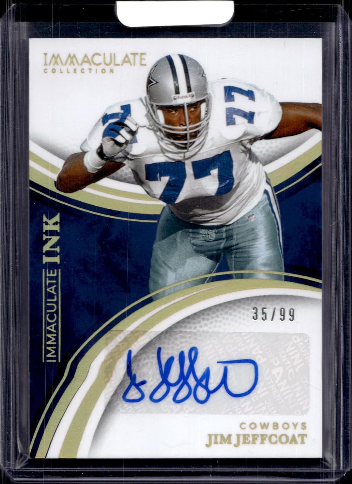 Jim Jeffcoat Immaculate 2025 Panini Immaculate 2025 Panini Immaculate