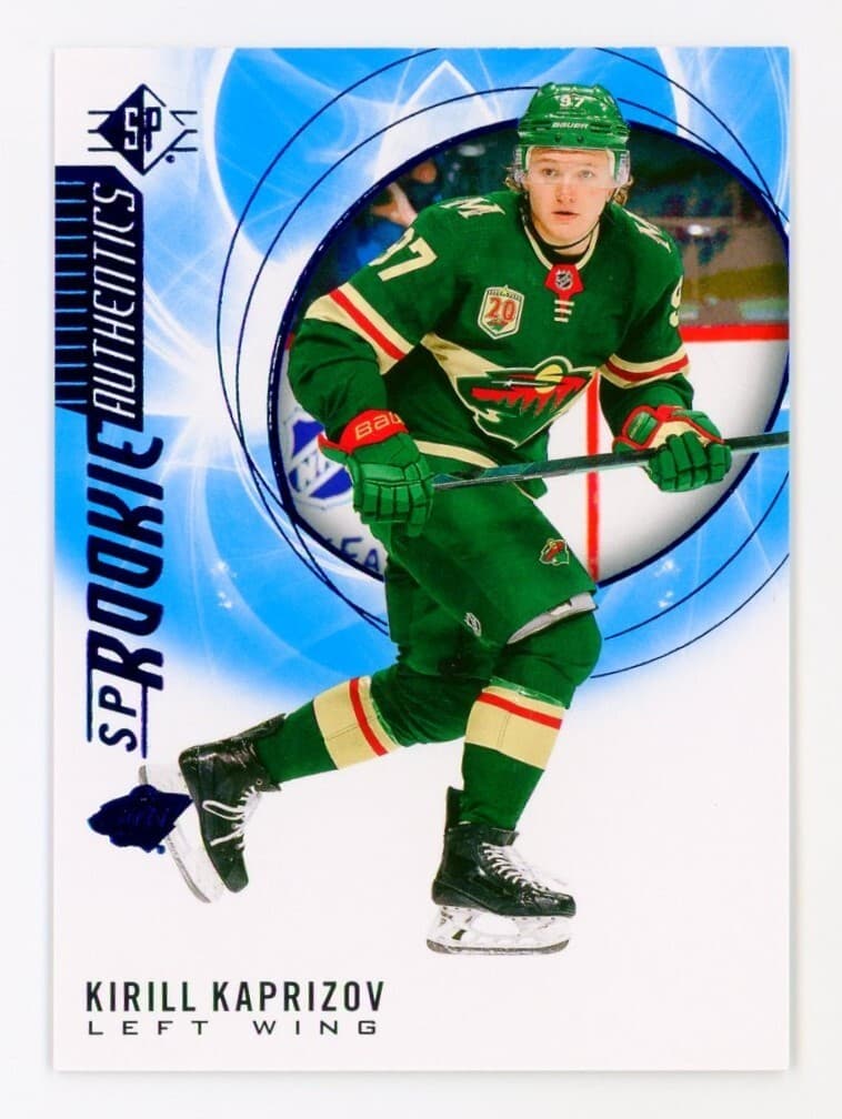 Kirill Kaprizov trading card