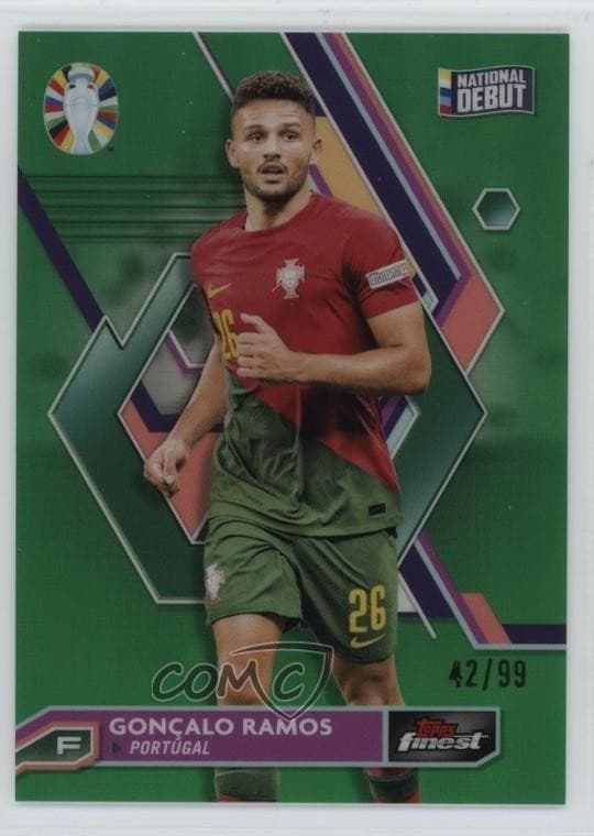 Euro Green Goncalo 2023 Topps Finest 2023 Topps Finest