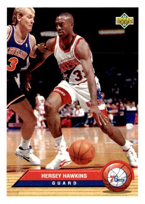 Hersey Hawkins 1992 Upper Deck 1992 Upper Deck