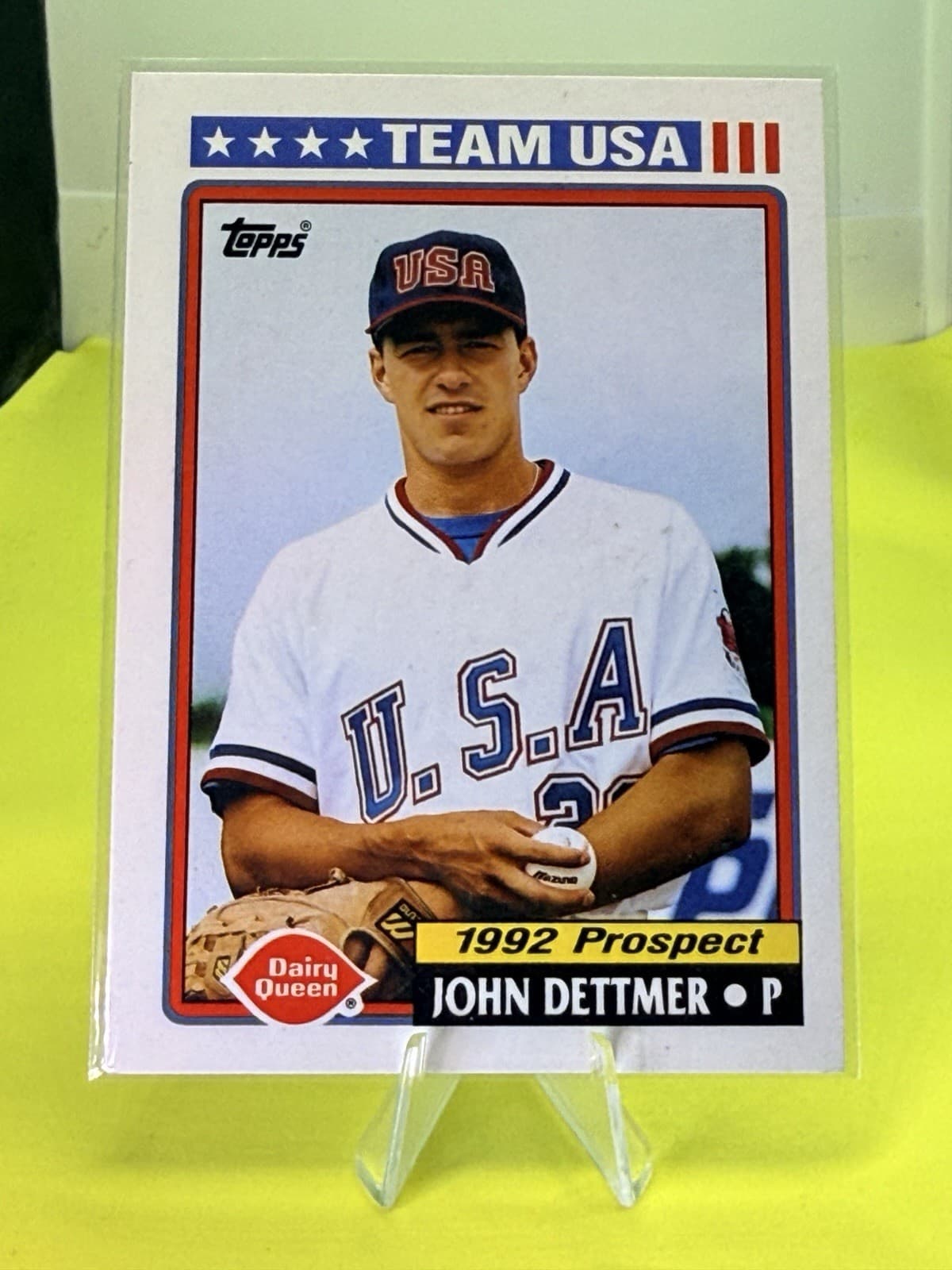 John Dettmer Dairy 1992 Topps