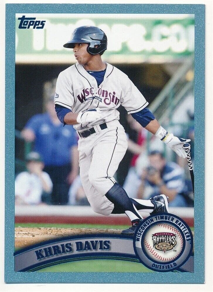 KHRIS DAVIS PRO DEBUT BLUE BOR 2011 Topps 2011 Topps