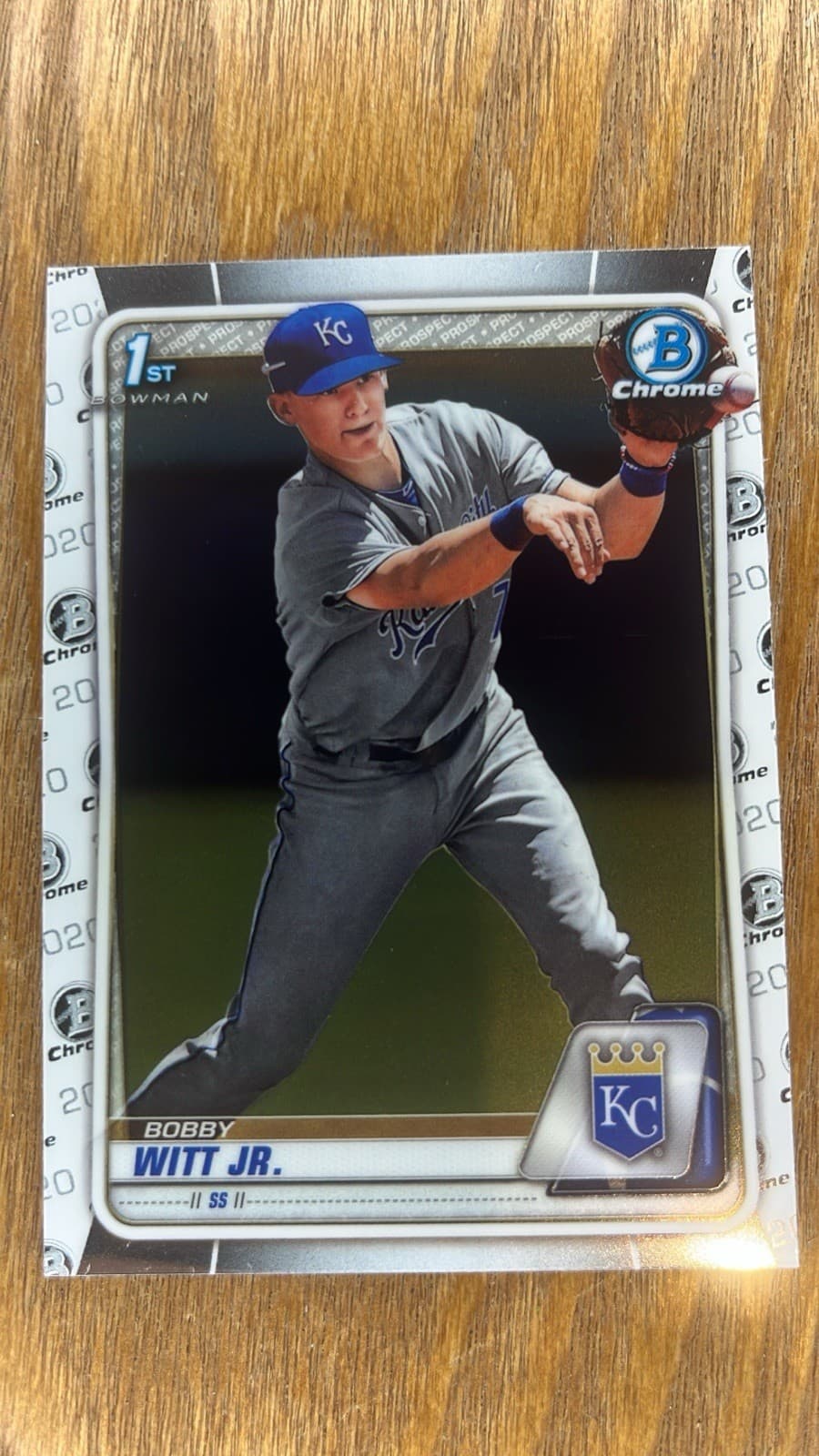 Bobby Witt Jr 2020 Bowman Chrome 2020 Bowman Chrome