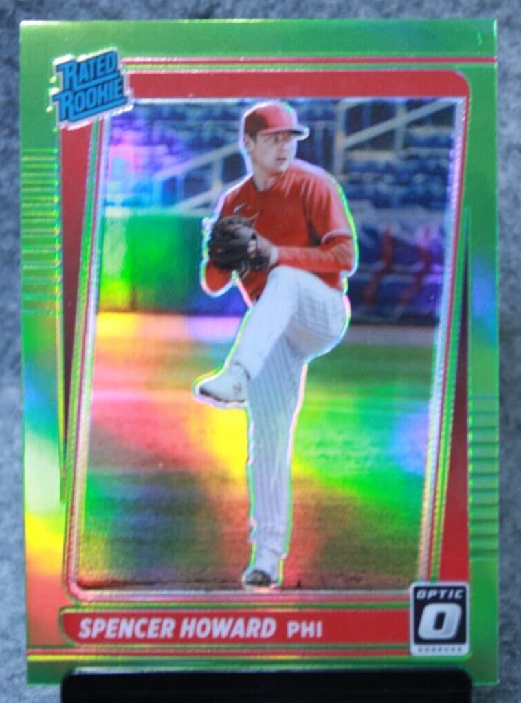 Spencer Howard Lime 2021 Donruss Optic 2021 Donruss Optic