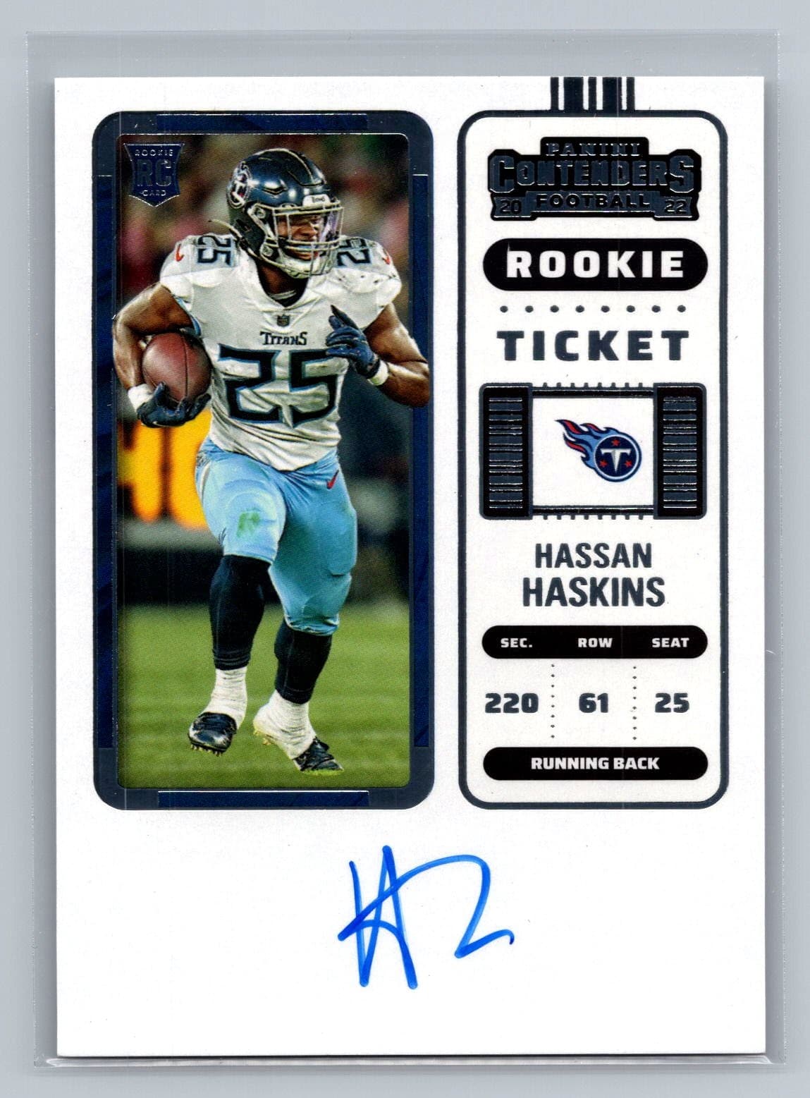Hassan Haskins 2022 Panini Contenders 2022 Panini Contenders