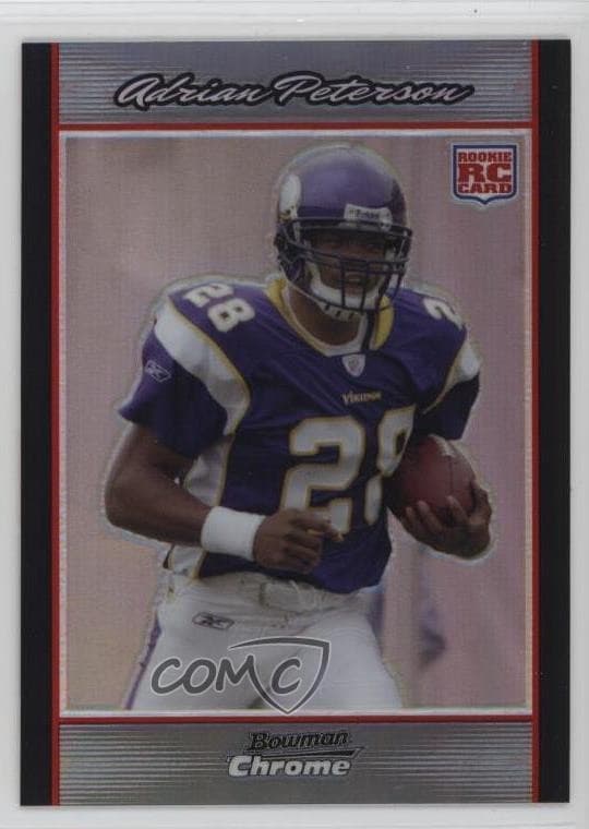 Adrian Peterson 2007 Bowman Chrome 2007 Bowman Chrome example 3