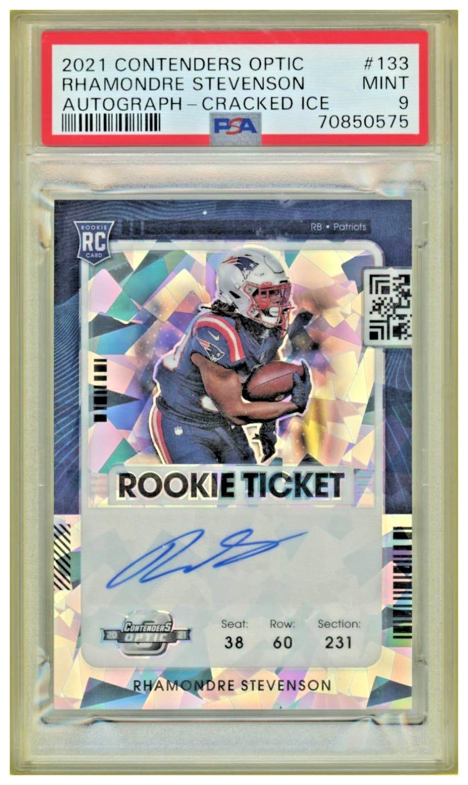 Optic Rhamondre Stevenson 2021 Panini Contenders 2021 Panini Contenders