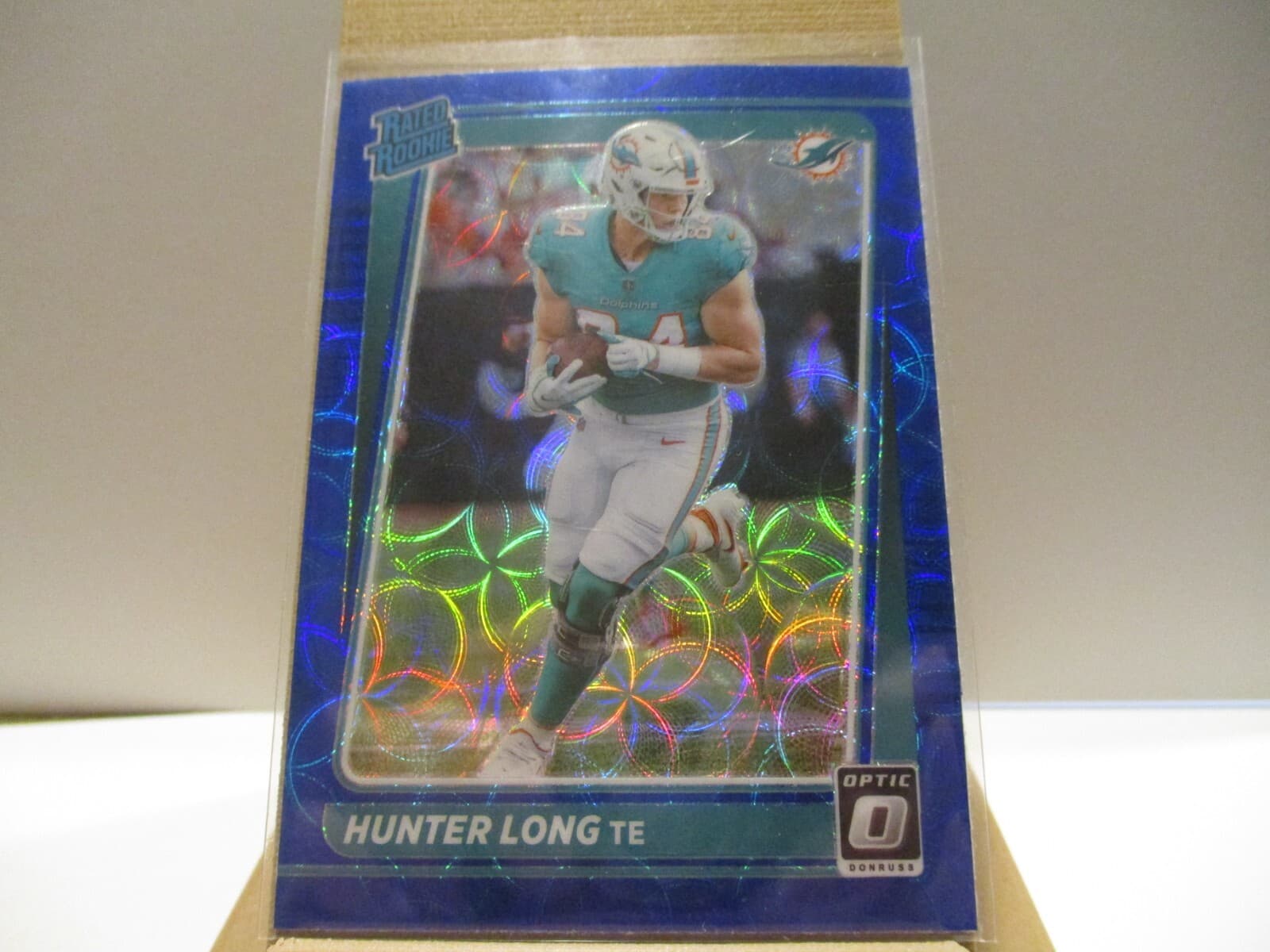 Hunter Long Blue 2021 Donruss Optic 2021 Donruss Optic blue-scope