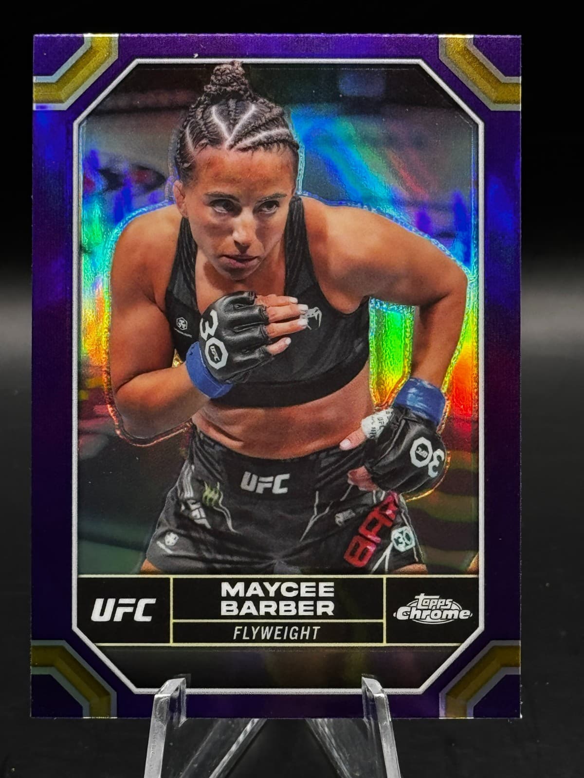 Maycee Barber 2024 Topps Chrome 2024 Topps Chrome refractor example 2