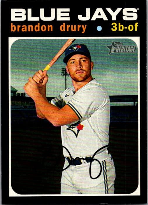 Brandon Drury 2020 Topps Heritage 2020 Topps Heritage