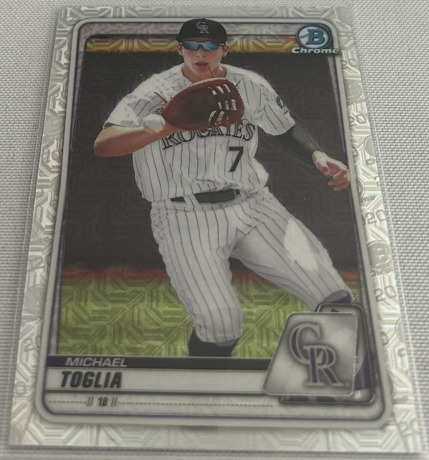 Baseball Michael Toglia 2020 Bowman Chrome 2020 Bowman Chrome mojo-refractor