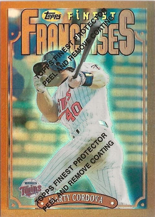 Marty Cordova 1996 Topps Finest 1996 Topps Finest