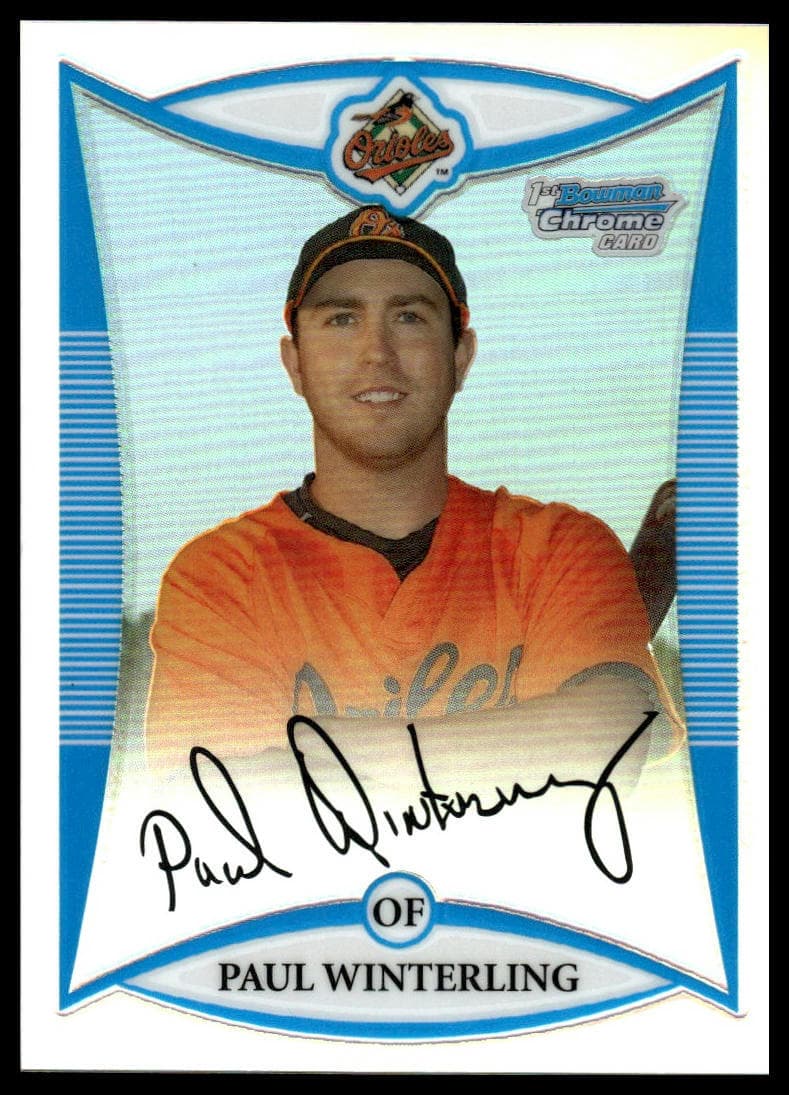 Paul Winterling 2008 Bowman Chrome 2008 Bowman Chrome refractor