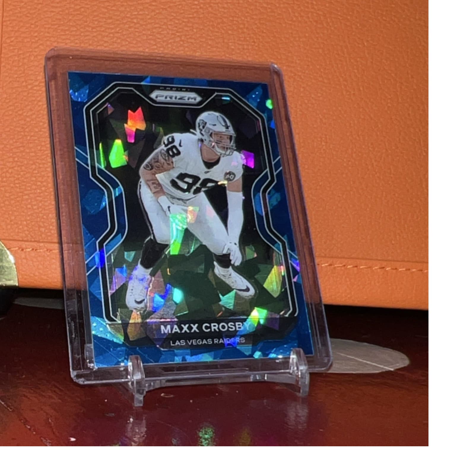 Maxx Crosby trading card