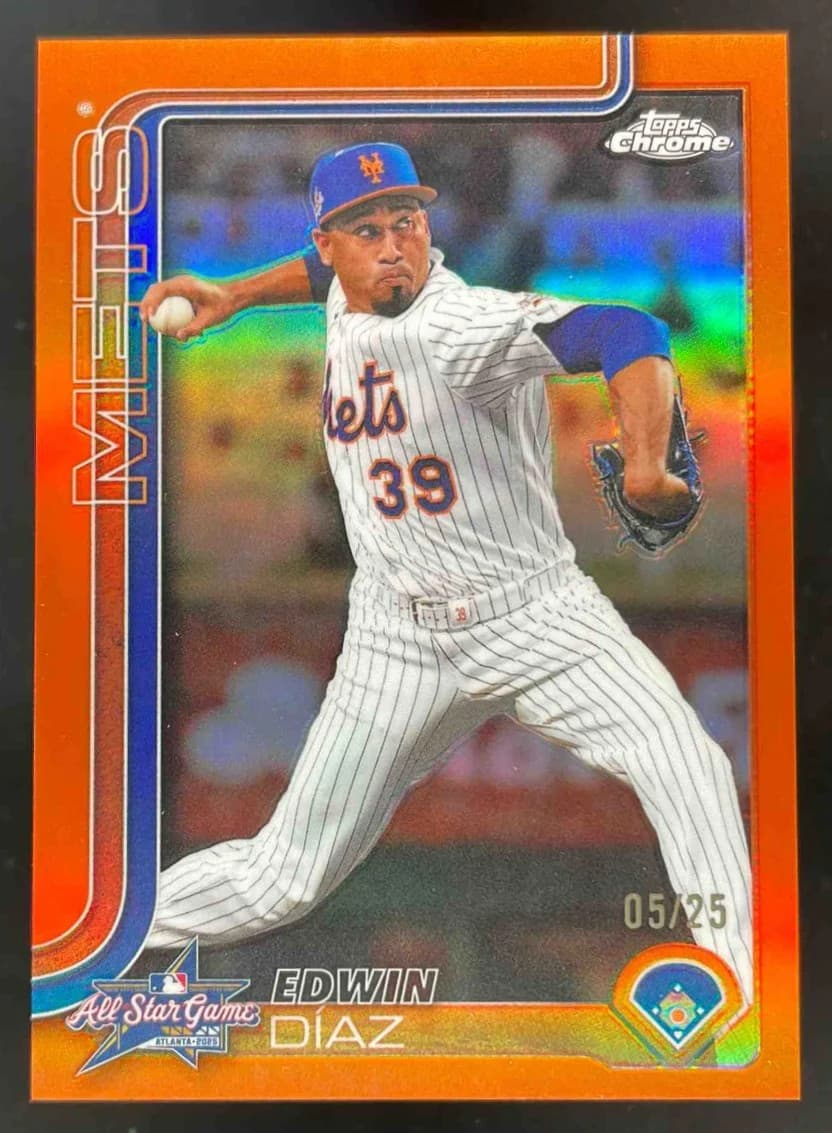 Star Game Orange 2025 Topps Chrome 2025 Topps Chrome orange