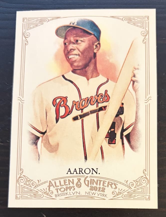 Allen & Ginter's HANK AARON Br 2012 Topps