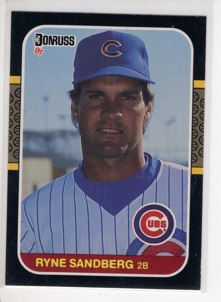 LEAF RYAN SANDBERG BASEBALL EX 1987 Donruss 1987 Donruss