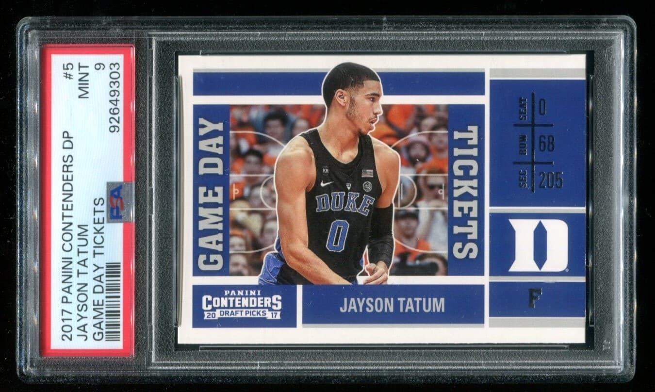 Jayson Tatum Game 2017 Panini Contenders