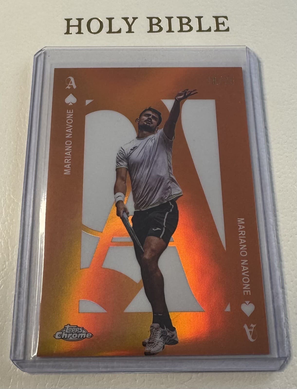 Mariano Navone Aces 2025 Topps Chrome 2025 Topps Chrome orange-refractor