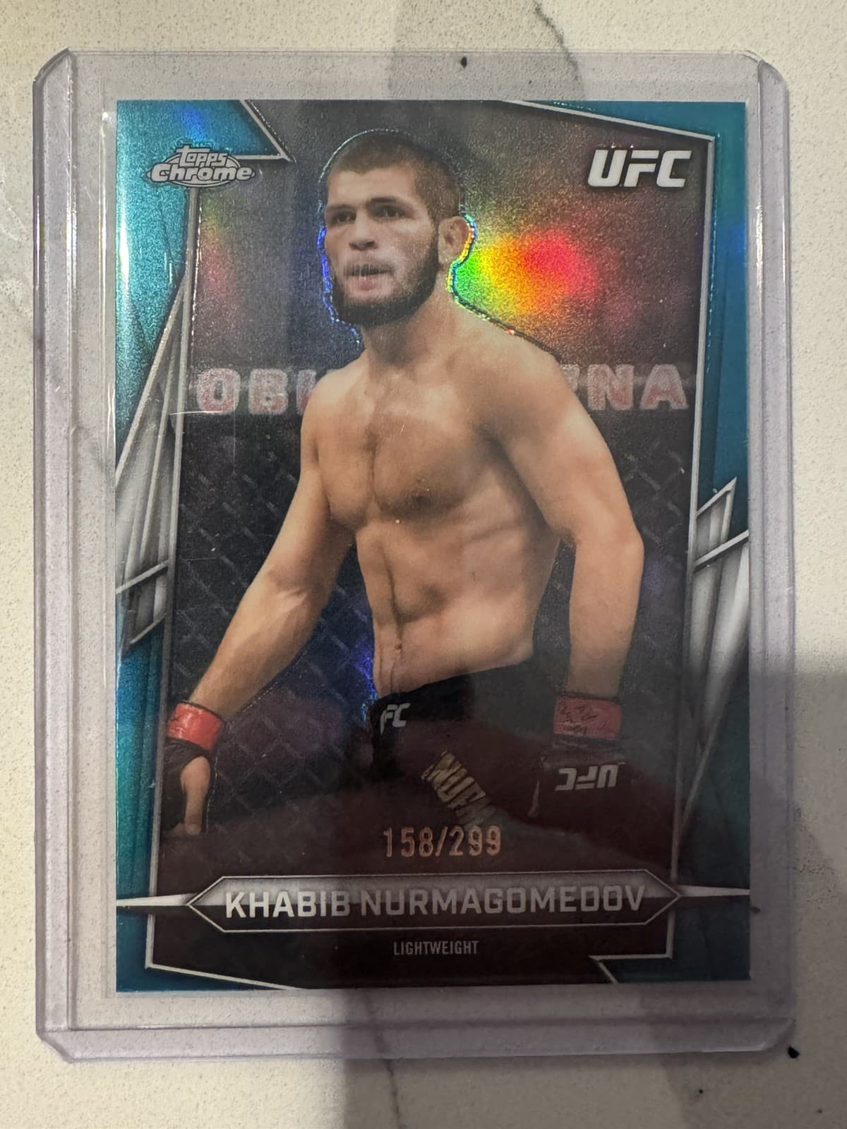 Aqua Khabib Nurmagomedov 2026 Topps 2026 Topps