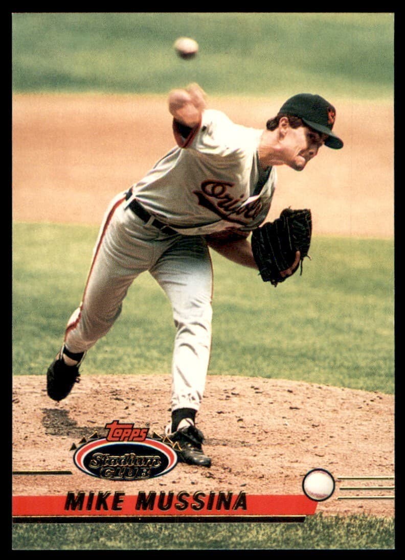 Mike Mussina 1993 Topps Stadium Club 1993 Topps Stadium Club