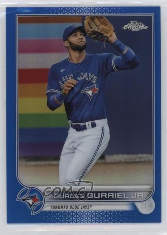Blue Lourdes Gurriel 2022 Topps Chrome 2022 Topps Chrome blue-refractor