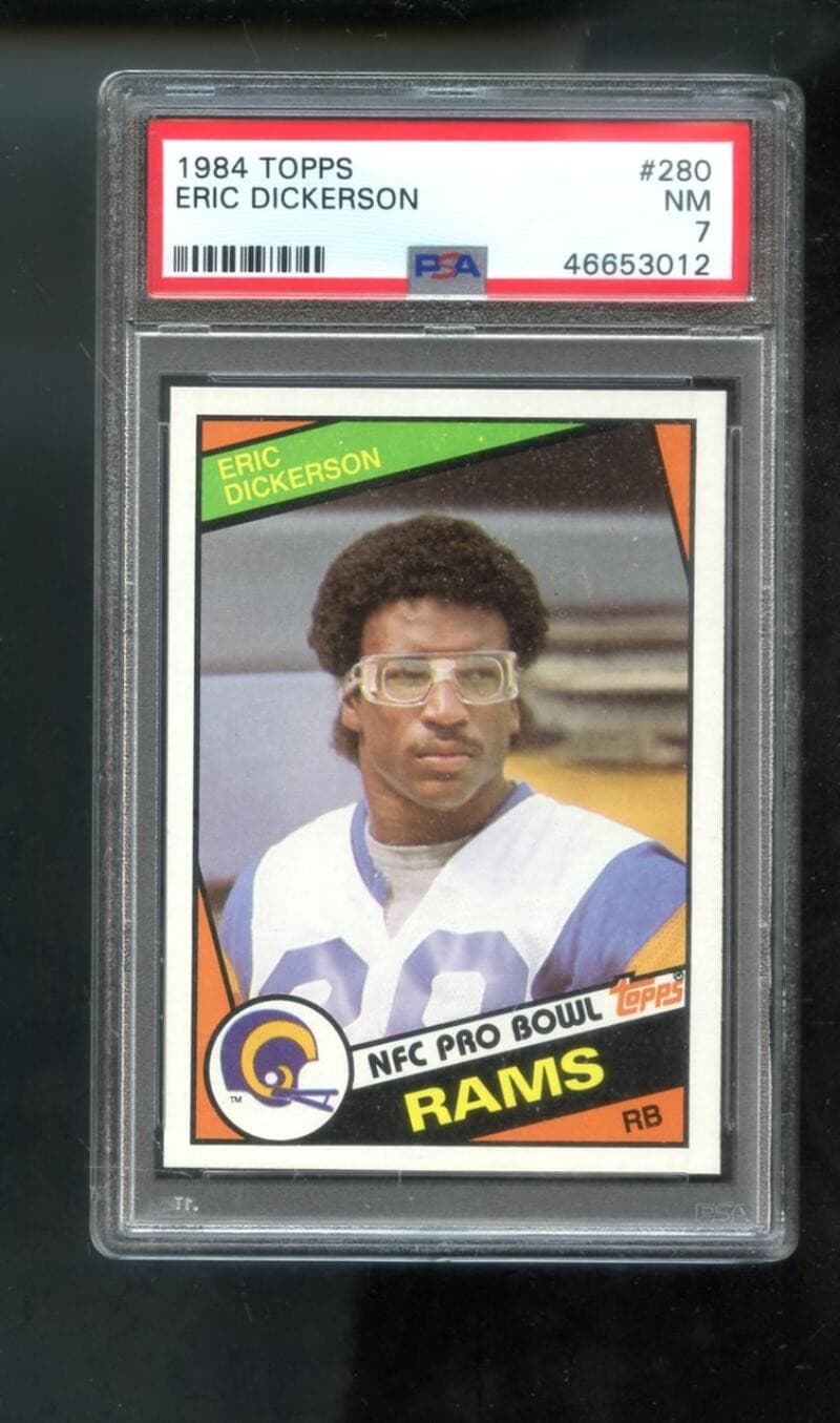 Eric Dickerson trading card