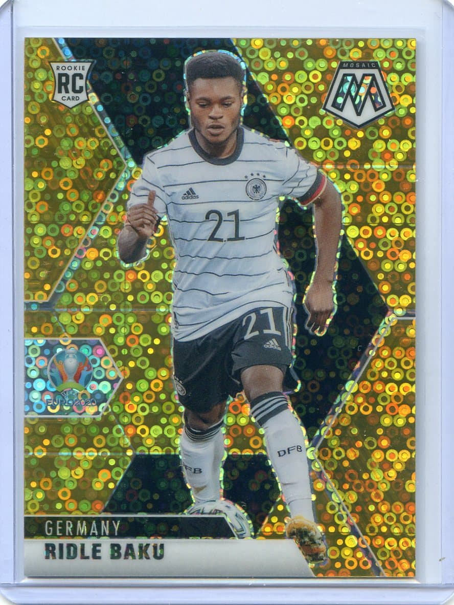 -21 EURO RIDLE BAKU GOLD #/10 2020 Panini Mosaic 2020 Panini Mosaic