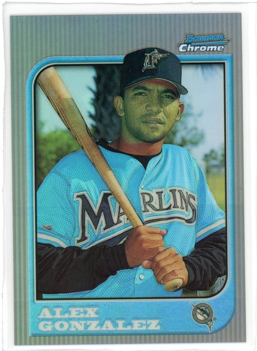 Baseball Alex Gonzalez 1997 Bowman Chrome 1997 Bowman Chrome refractor