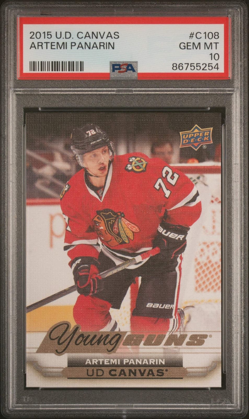 Artemi Panarin trading card