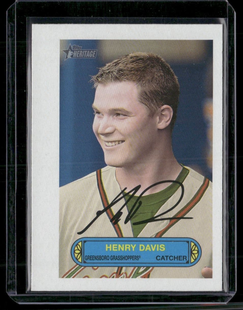 Henry Davis Minor 2022 Topps Heritage 2022 Topps Heritage