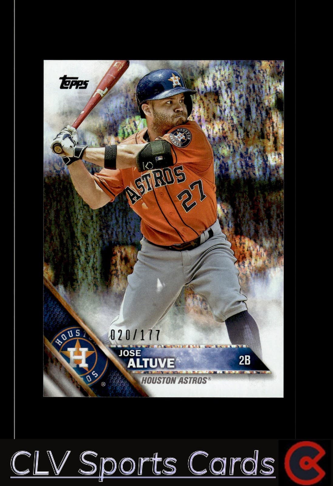 Jose Altuve Prism 2016 Topps Chrome 2016 Topps Chrome refractor