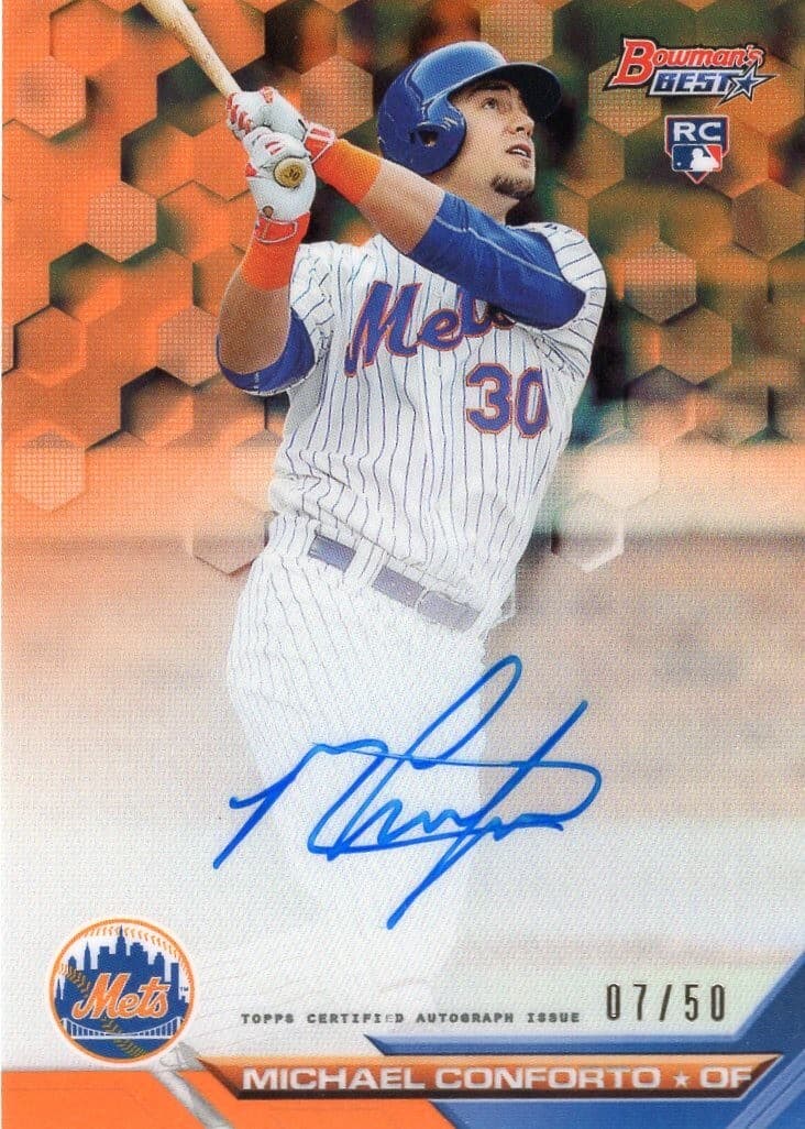 Michael Conforto 2016 Bowman 2016 Bowman orange