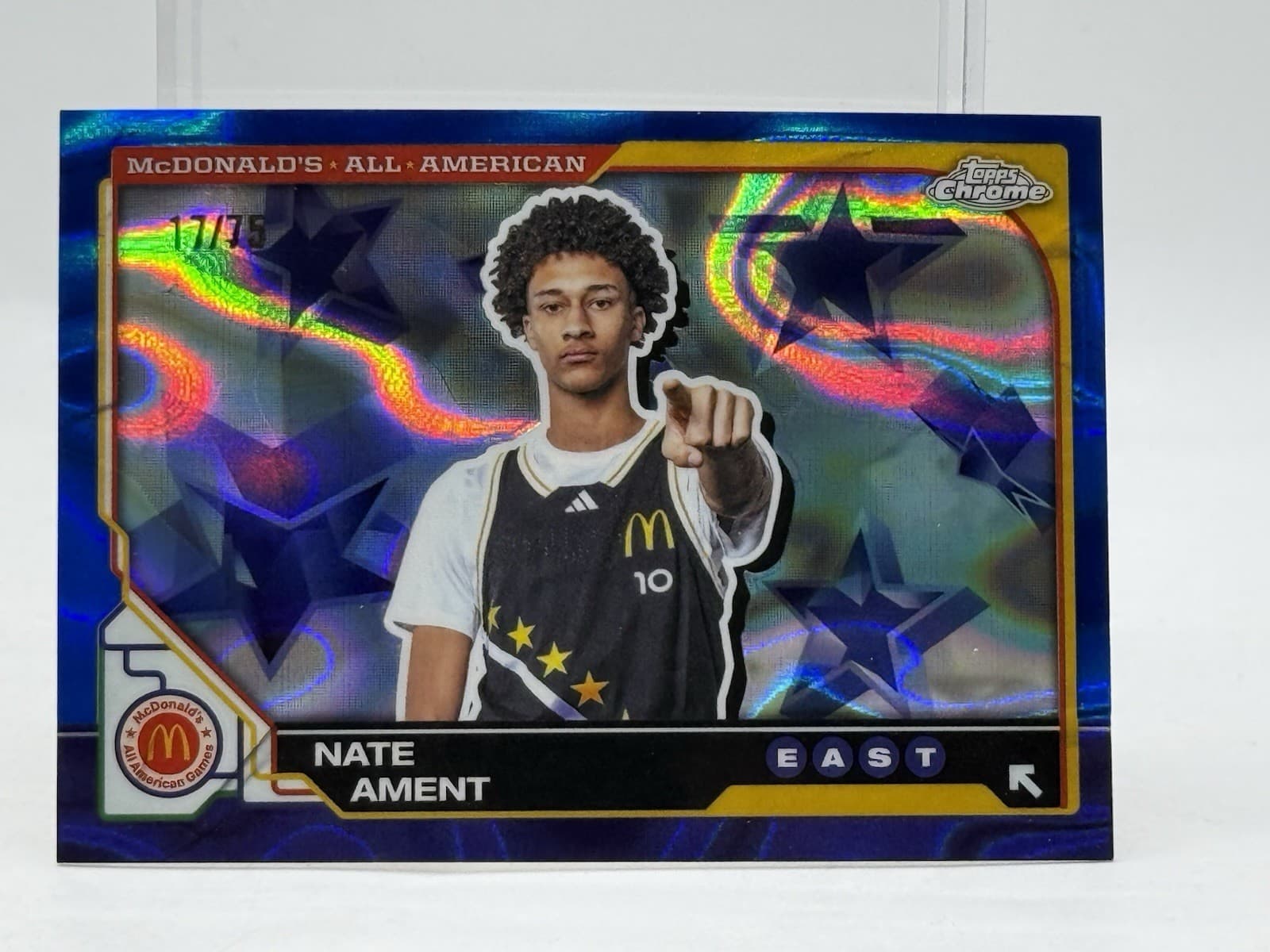 American Blue 2025 Topps Chrome 2025 Topps Chrome blue-holo